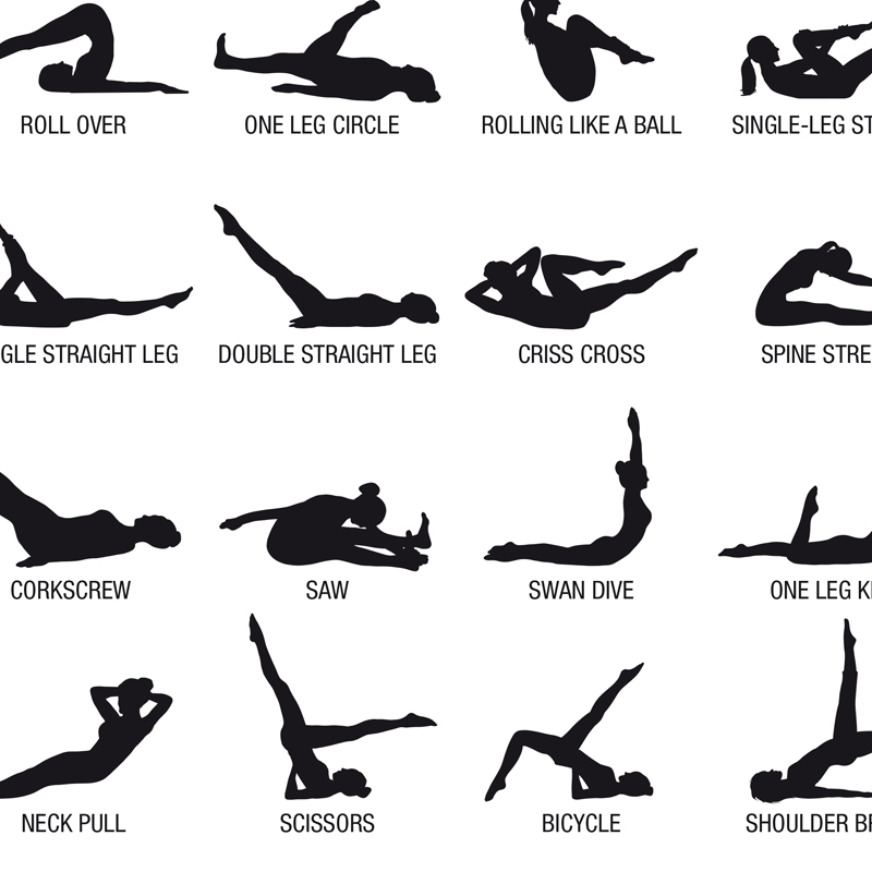 Pilates Workout Chart Poster C – Sustainable Living Guide recenzja i cena